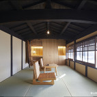 京都 Guest House合庭休闲区设计图片