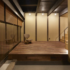 京都 Guest House合庭休闲区设计图