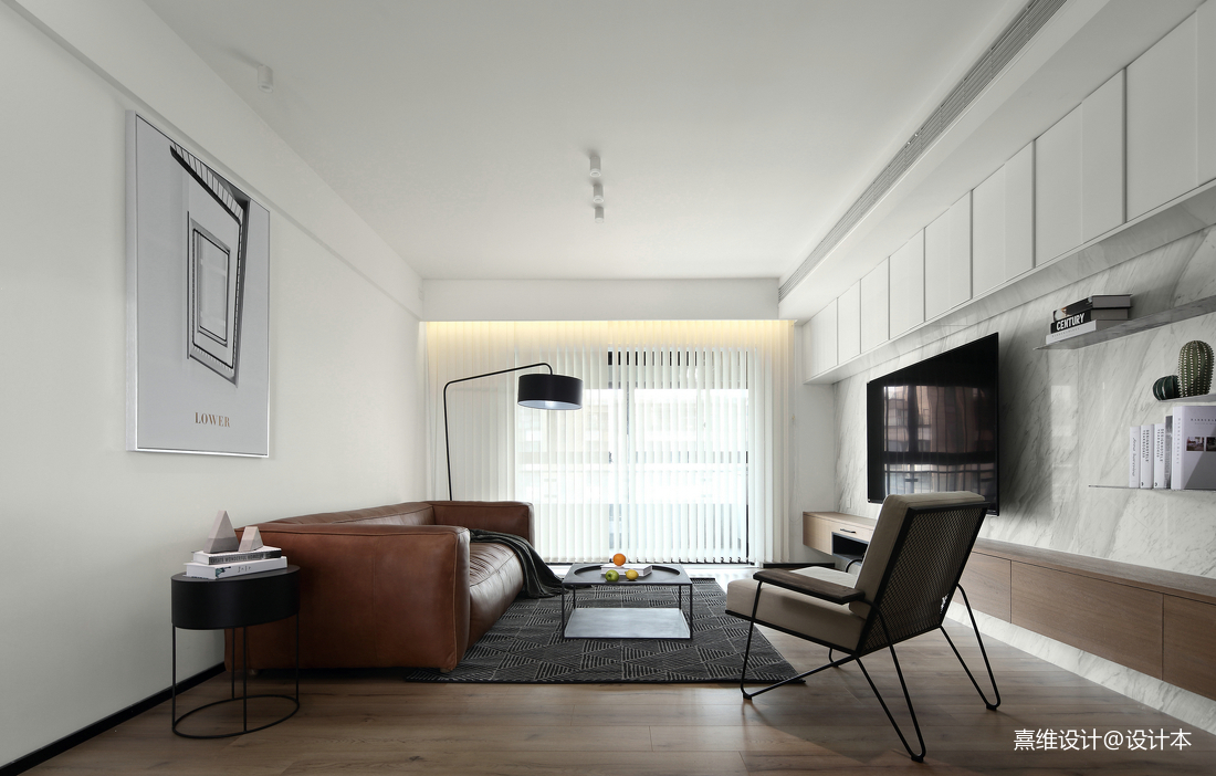 现代四居室客厅设计实景图片