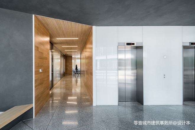 上海宝业中心入口走道设计