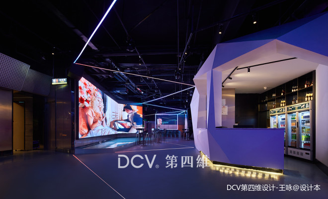 西安时尚互动式量贩KTV设计-21度