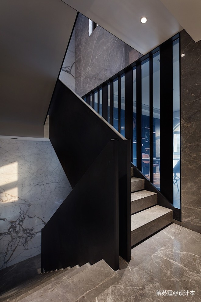 现代别墅楼梯设计
