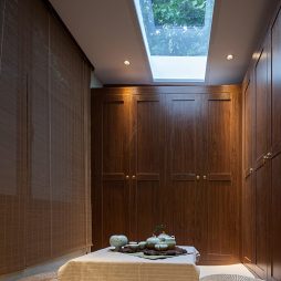 中式风57㎡复式豆荚户型变身六室两厅衣帽间设计图