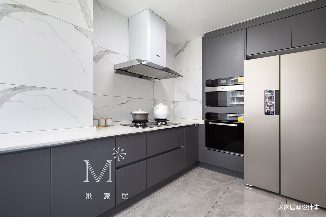 155m²现代风格厨房设计图