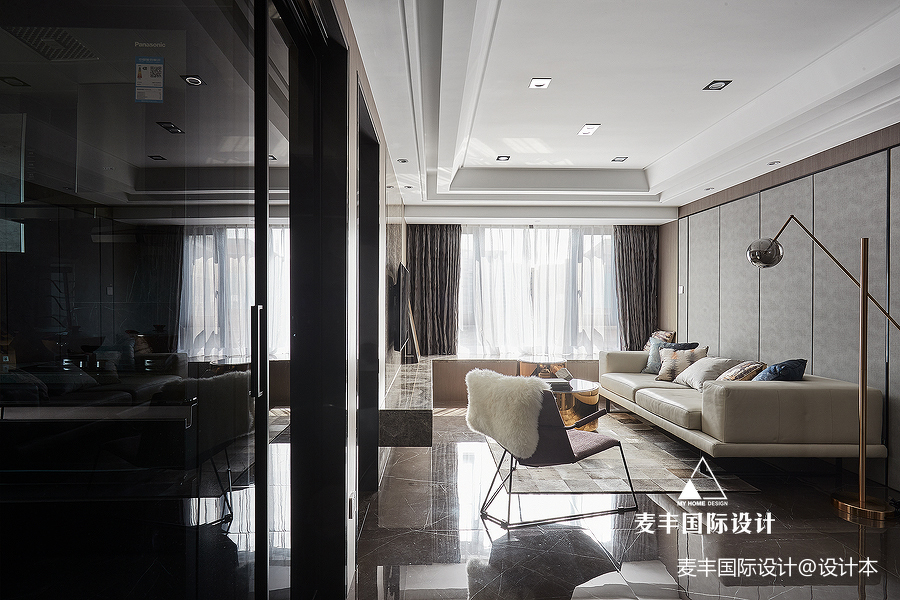 MHOO | 设计让家变得有温度，钱江御府90㎡现代风格设计_3483628