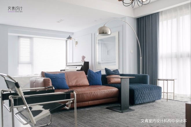 现代复古客厅沙发设计