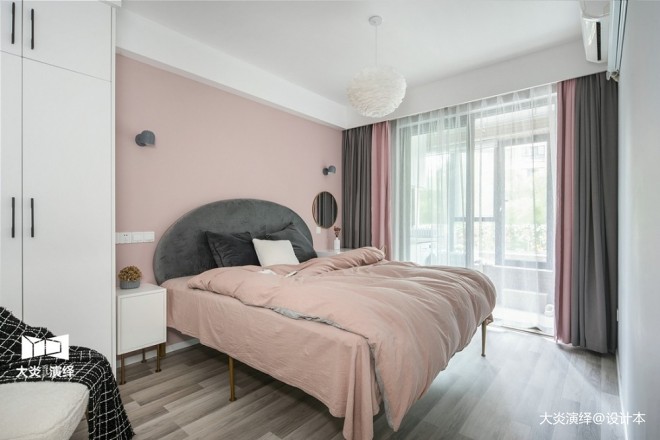 北欧ins风公寓—卧室图片