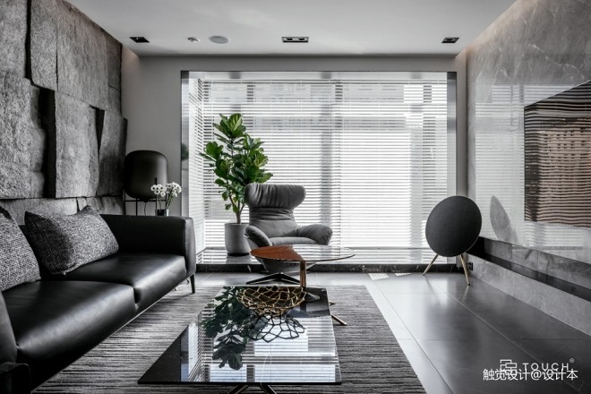 150平米现代简约—客厅图片