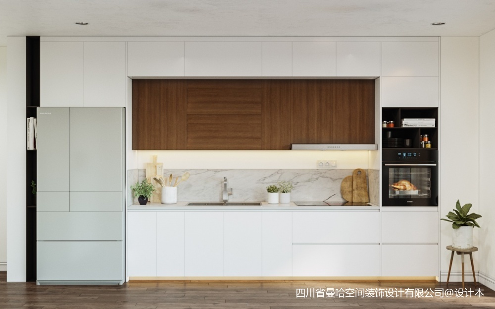 中式与简约风格的另类演绎—厨房图片