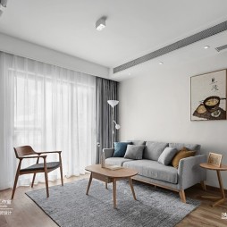 72平米日式风格—客厅图片