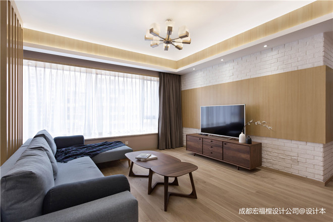 日式禅意空间—客厅图片