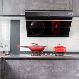 126平米现代简约—厨房设计图