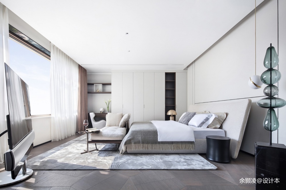 430平米现代简约——卧室图片