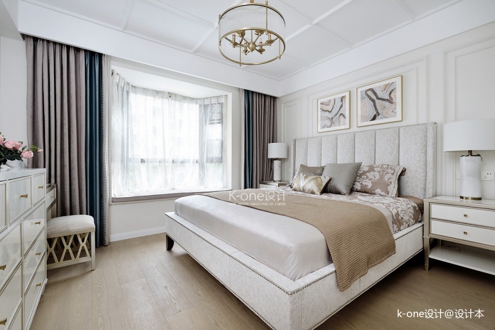 美式经典—沐·光——卧室图片