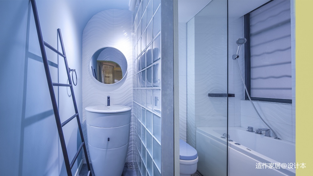 40只萌宠之家改造成马赛公寓——卫生间图片