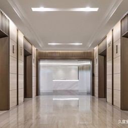 久度设计|武汉民生金融中心——电梯厅图片