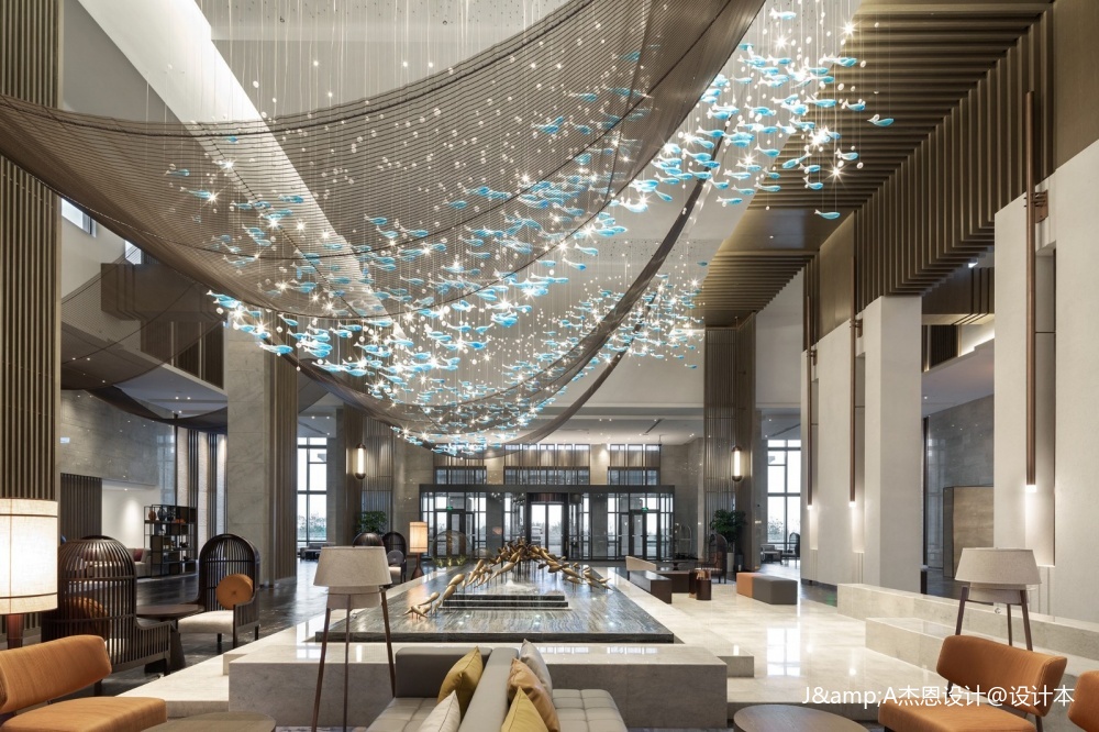 上海三甲港绿地铂瑞酒店空间设计——大堂图片