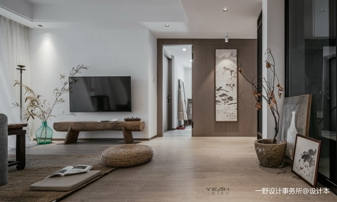 112m² | 中式禅意风——客厅图片