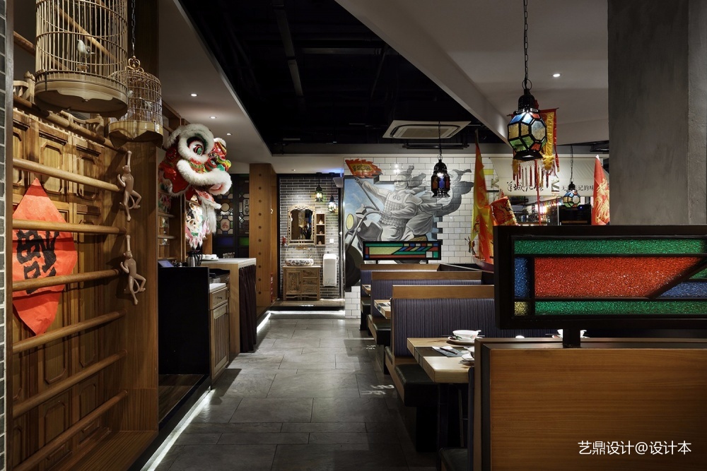 餐饮空间设计：“羊城记忆”，岭南菜馆——环境图片