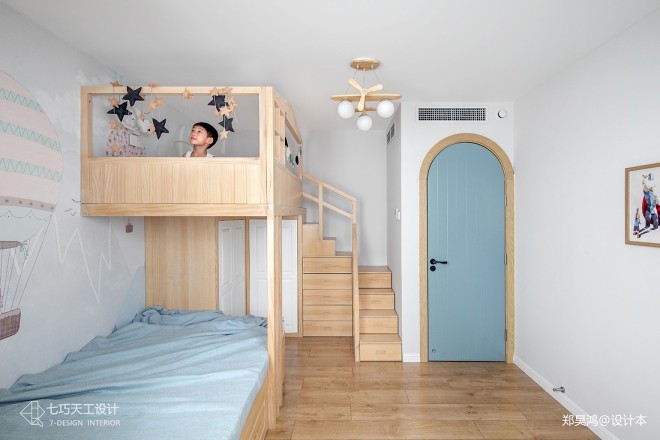 三居现代简约——卧室图片
