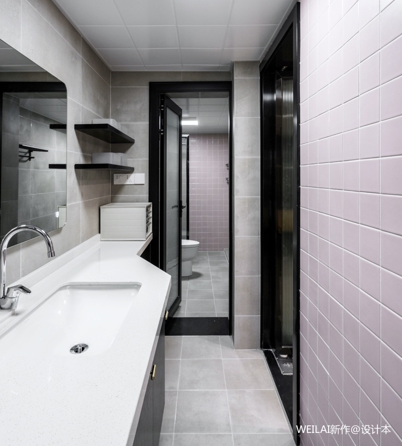 墨绿➕原木生态LOFT公寓--卫生间图片