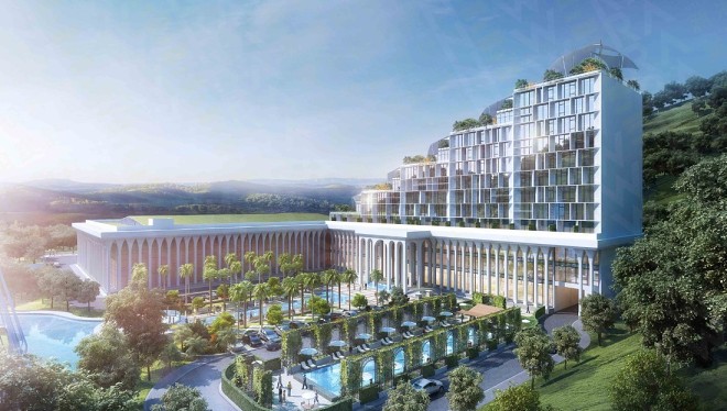 东南亚文娱商业地产项目-瀑布酒店