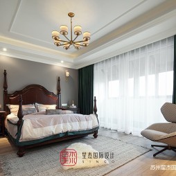 金塘·珑沐湾 | 500㎡ | 美式简约——卧室图片