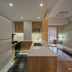 日式开放式厨房图片