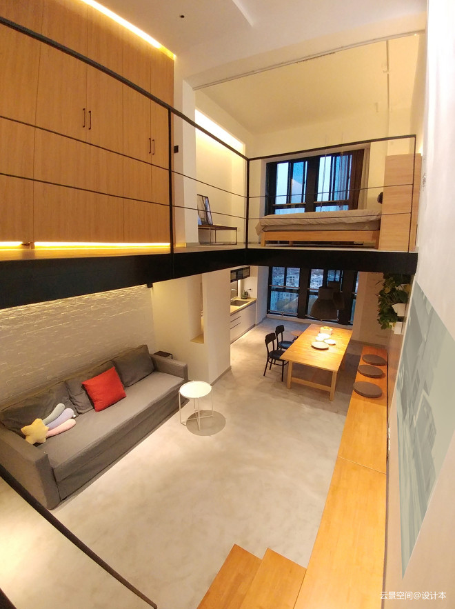 工业风格 loft 复式公寓_462