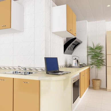 欧式厨房橱柜装修设计效果图