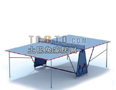红双喜乒乓球台3d模型下载