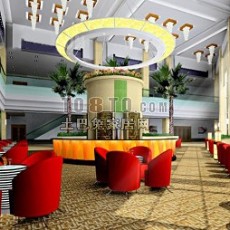酒店3d模型下载