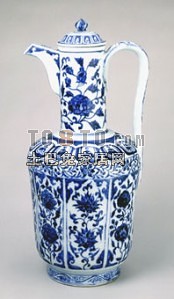 中式陶瓷3d模型下载