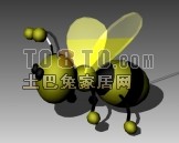 玩偶蜜蜂3d模型下载