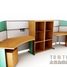 办公桌3d模型下载