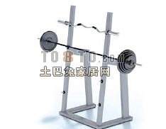 体育健身器材-亚玲-杠铃12套3d模型下载