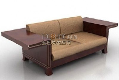 现代双人沙发3D模型13