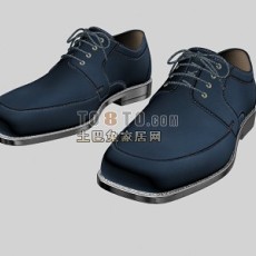 男式皮鞋3d模型下载