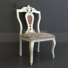 餐椅3d模型下载
