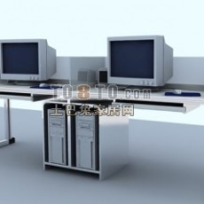 电脑柜3d模型下载