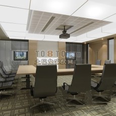 会议室3d模型下载