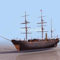 木船的3d模型下载