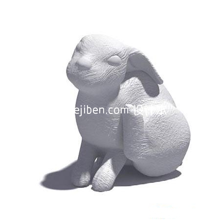 小兔子3d模型下载