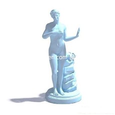 雕刻女性艺术人体3d模型下载