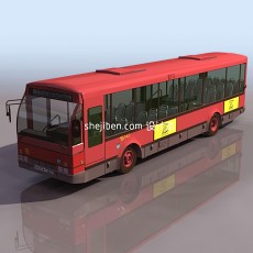 简易公交车3d模型下载