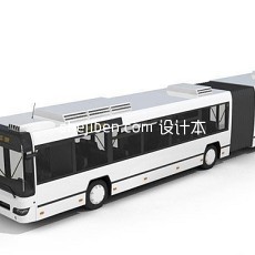 加长版公交车3d模型下载