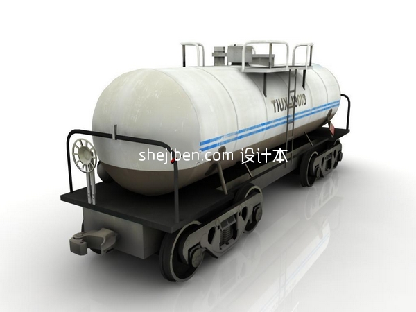 水箱列车3d模型下载