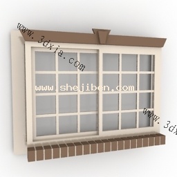 窗3d模型下载