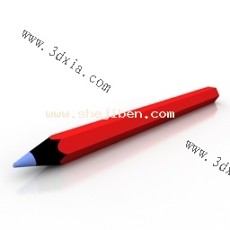 彩色铅笔3d模型下载