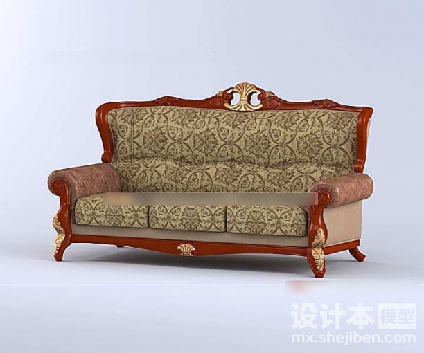 美式家具双人沙发